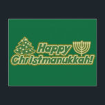 Fijne kersthanukkah Kwanzaa Feestdagenkaart<br><div class="desc">Fijne kersthanukkah Kwanzaa</div>
