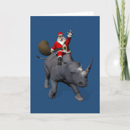 Fijne kerstman op de Rijnweg Feestdagen Kaart