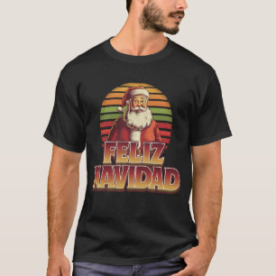 Fijne kerstmis merry Christmas is Spaans Kerstman T-shirt