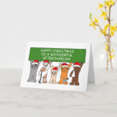 Fijne Kerstmis voor een geweldige dierenarts Kaart (Gele Bloem)