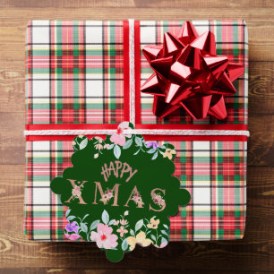 Fijne kerstvakantie ornament kaart