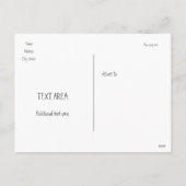 Fijne kerstvakantie Santa Claus & Mrs Briefkaart (Achterkant)