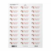 Fijne Kerstversiering Etiket (Full Sheet)