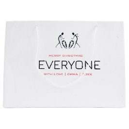 Fijne kerstviering groot cadeauzakje