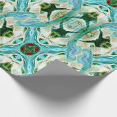 Fijne kikkers.... cadeaupapier (Hoek)