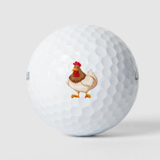 Fijne kip golfballen (Voorkant)