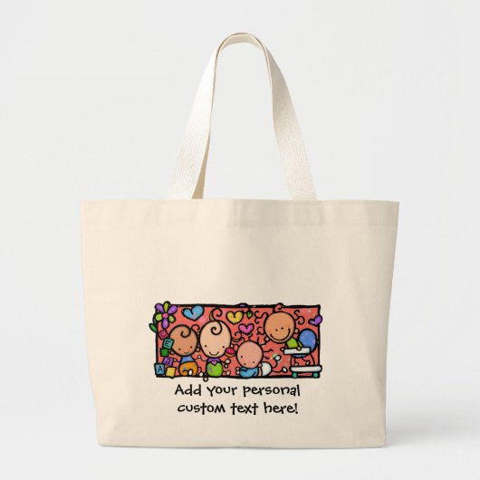 Fijne kleine baby's.  tas (Voorkant)