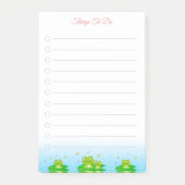 Fijne kleine kikkertjes om te doen post-it® notes (Voorkant)