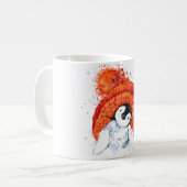 Fijne kleine pinguïn Mok (Voorkant links)