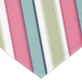 Fijne kleurstrepen tafelkleed (Gekanteld)