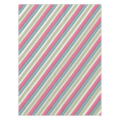Fijne kleurstrepen tafelkleed (Voorkant)