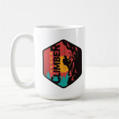 Fijne klimmer koffiemok (Links)