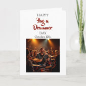Fijne knuffel op een drummer | Grappige Feestdagen Kaart (Voorkant)