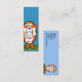 Fijne Koe - Gepersonaliseerd Mini Visitekaartje (Voorkant / Achterkant)