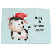 Fijne Koe in een Cute Red Pet Groot Cadeauzakje (Achterkant)