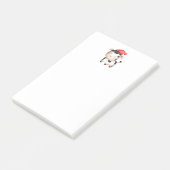 Fijne Koe in een Cute Red Pet Post-it® Notes (Schuin)