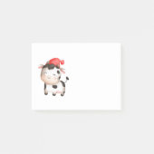 Fijne Koe in een Cute Red Pet Post-it® Notes (Voorkant)