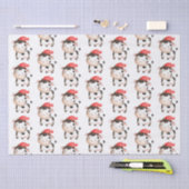 Fijne Koe in een Cute Red Pet Tissuepapier (Craft)