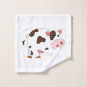 Fijne Koeien badhanddoeken - Uw kleur Bad Handdoek (Wasdoekje)