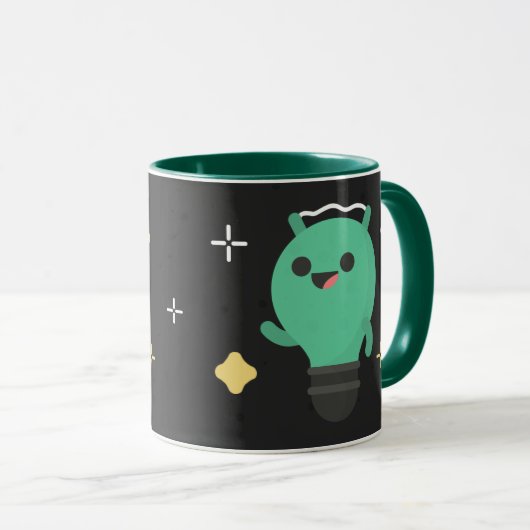 Fijne koffie! - DroidGames Studio Mok (Voorkant rechts)