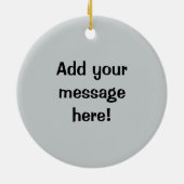 Fijne kom van witte rijststokjes keramisch ornament (Achterkant)