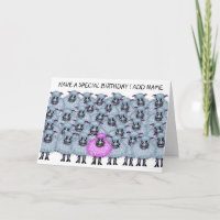 Fijne kudde schapenkaart