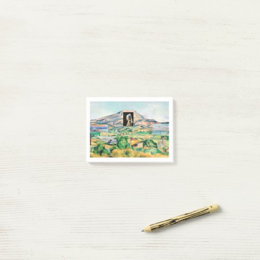 Fijne Kunst beroemd landschap en schilderijen Post-it® Notes (Op bureau)