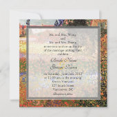  fijne kunst Bloemende Garden bruiloft Kaart (Voorkant)