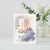 Fijne Kunst Briefkaart - Kleine beleefdheid, kleur (Staand voorkant)