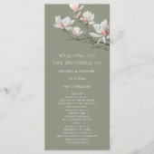 Fijne Kunst Magnolia Salie Groen Programmakaart (Voorkant)