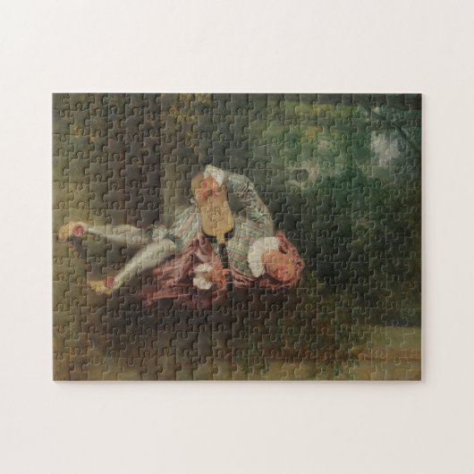 Fijne Kunst - Mezzetin - Antoine Watteau Legpuzzel (Horizontaal)