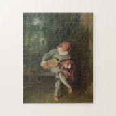 Fijne Kunst - Mezzetin - Antoine Watteau Legpuzzel (Verticaal)