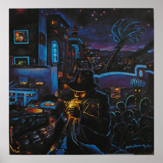 fijne kunstdruk/'La Media Luna''-adan hernandez Poster (Voorkant)