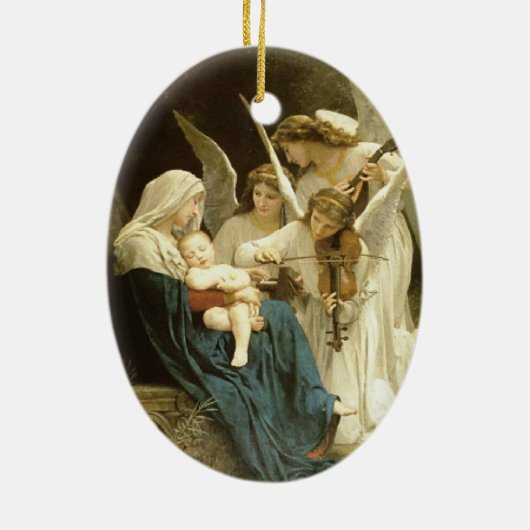 Fijne Kunstengelen Keramisch Ornament (Achterkant)