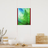 Fijne Kunstkerstfeestjes Magische kerstboom Poster (Keuken)