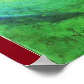 Fijne Kunstkerstfeestjes Magische kerstboom Poster (Hoek)