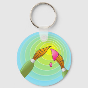 Fijne Kunstpenselen Sleutelhanger
