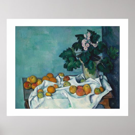 Fijne kuntschildering Paul Cezanne Stilleven Poster (Voorkant)