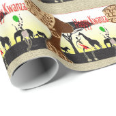 Fijne Kwanzaa! Cadeaupapier (Rol Hoek)