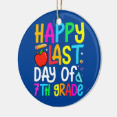 Fijne laatste dag van de 7e graad Afstuderen leraa Keramisch Ornament (Links)