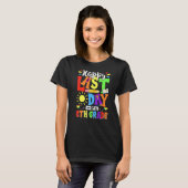 Fijne laatste dag van de 8e graad Afstuderen lerar T-shirt (Voorkant volledig)