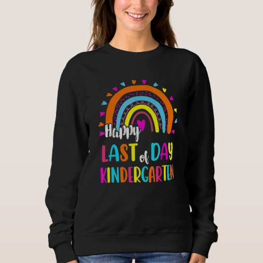 Fijne laatste dag van de Kindergarten Grote Cadeau Trui (Voorkant)