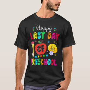 Fijne laatste dag van de leerkracht-leerling van d t-shirt