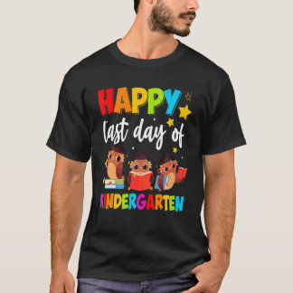 Fijne laatste dag van de leerling-leerling van de t-shirt