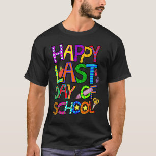 Fijne laatste dag van de school voor leraren Kinde T-shirt