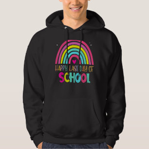 Fijne laatste dag van de schoolleraar Rainbow G Hoodie