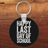 Fijne laatste dag van de schoolleraar sleutelhanger (Voorkant)