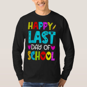 Fijne laatste dag van de schoolleraar, student Gra T-shirt