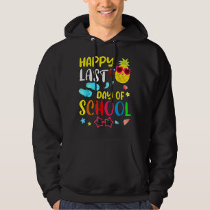 Fijne laatste dag van de schoolleraar zomer pi hoodie
