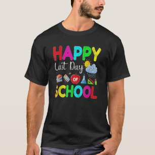 Fijne laatste dag van de schoolleraarsstudent t-shirt